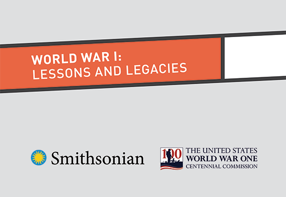Logo for World War I: Lessons and Legacies exhibit